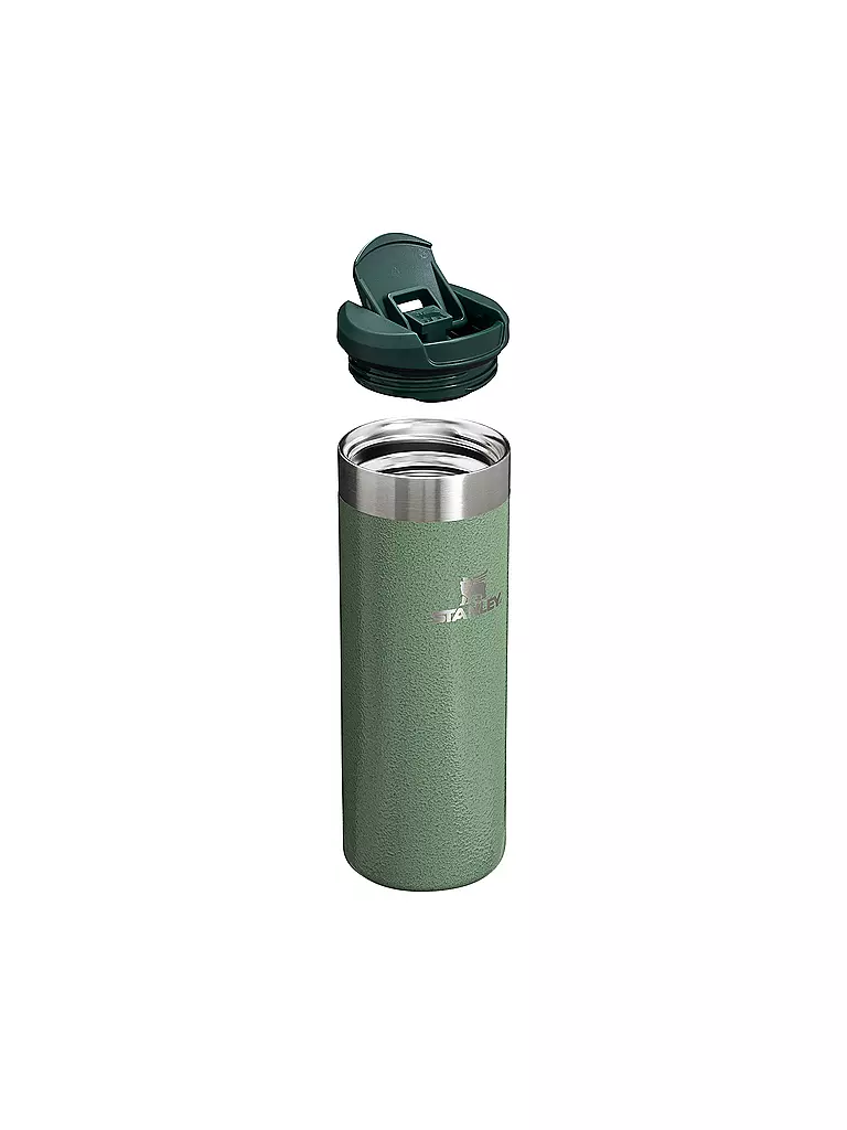 STANLEY | Isoliertrinkbecher AEROLIGHT TRANSIT MUG HAMMERTONE 0,47l Hammertone Green | dunkelgrün