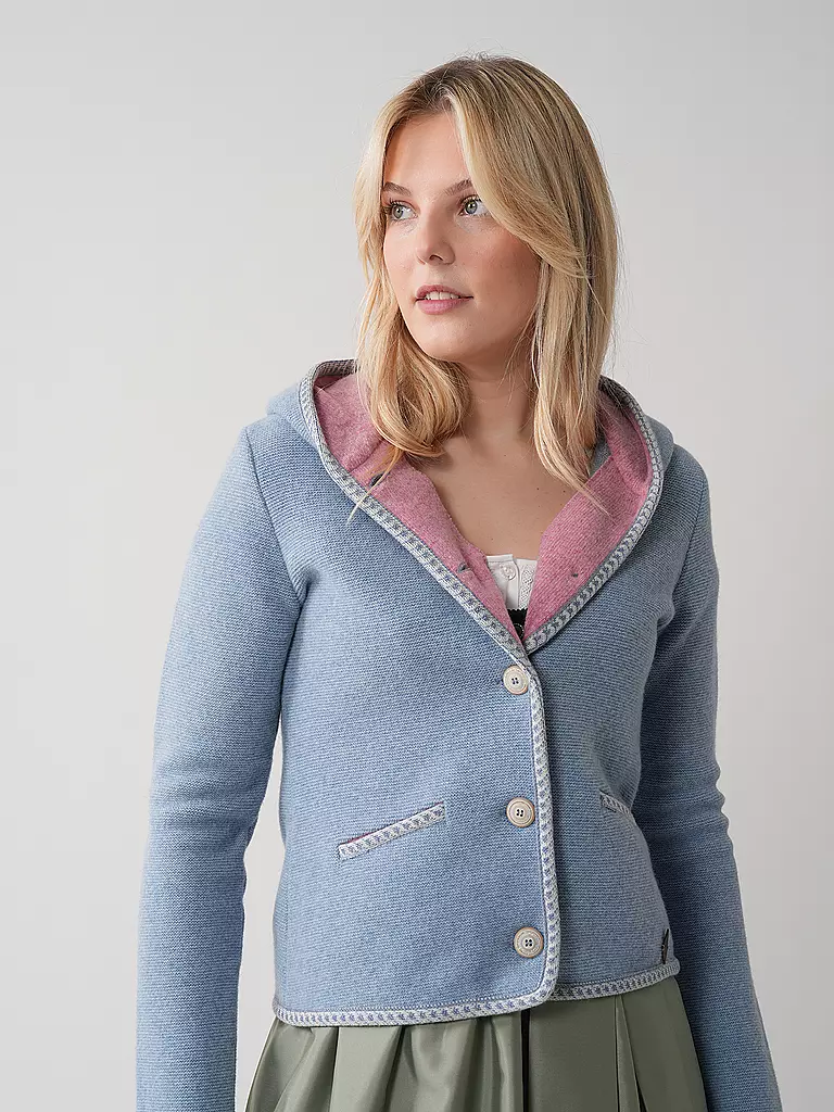 STAPF | Trachtenstrickjacke MALWINE | blau