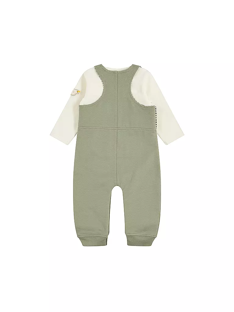 STEIFF | Baby Set Latzhose und T-Shirt  | dunkelgrün