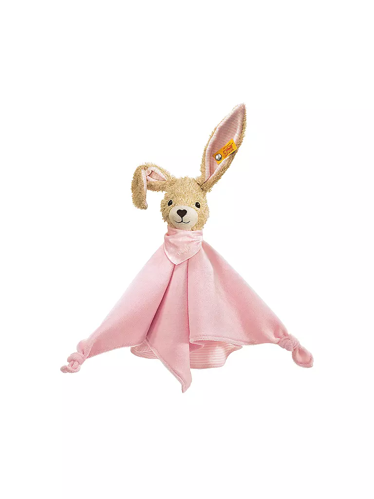 STEIFF | Hoppel Hase Schmusetuch28cm Rosa | rosa