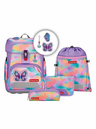 STEP BY STEP | Schultaschen Set 5tlg CLOUD FLASH Butterfly Luna 