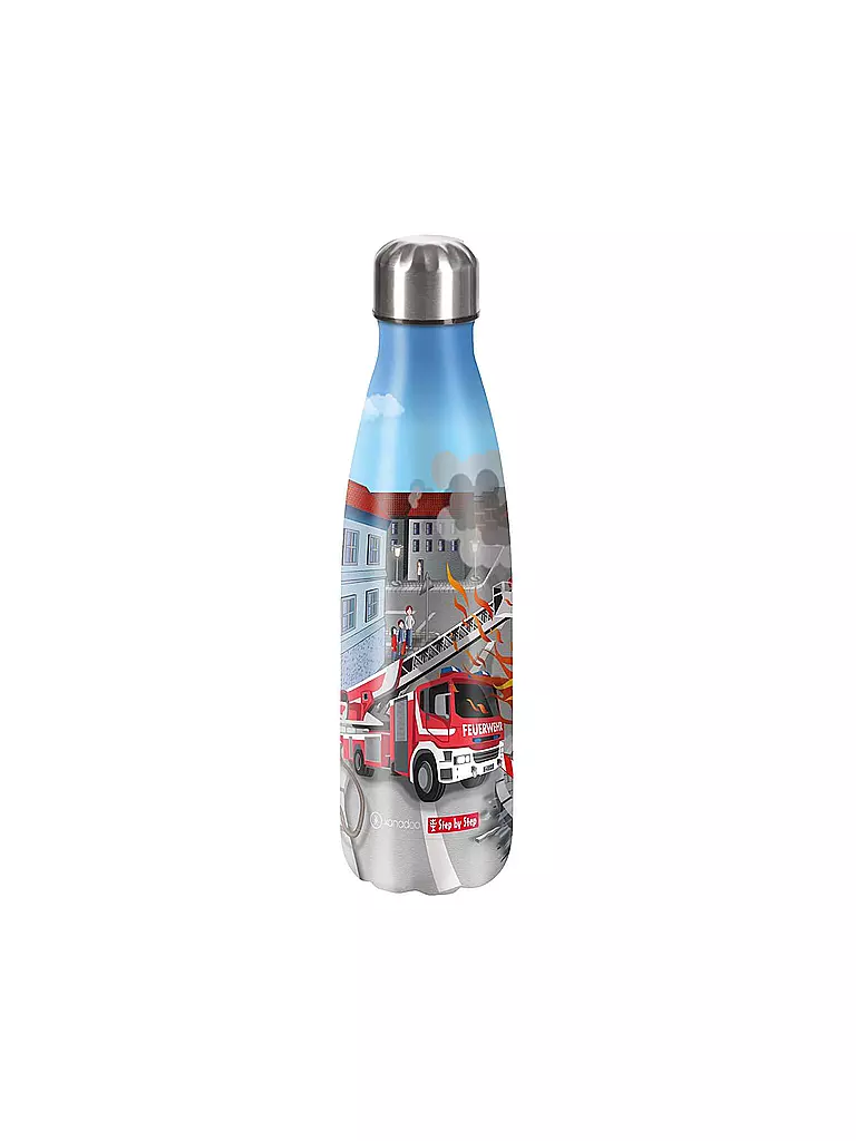 STEP BY STEP | Edelstahl Trinkflasche - Fire E.Brandon 0,5L | bunt