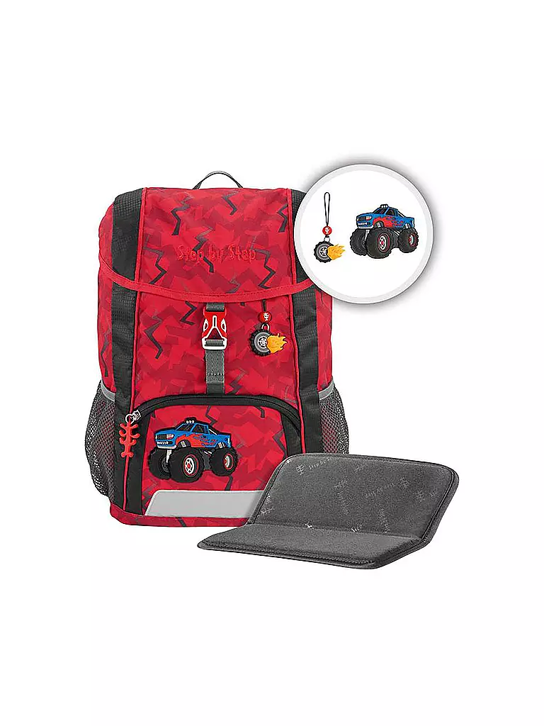 STEP BY STEP | Kinder Rucksack - KID 2tlg Truck Rocky  | rot