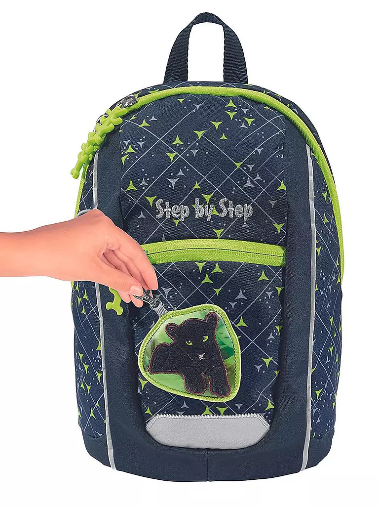 STEP BY STEP | Kinder Rucksack - Kiga Mini Little Wild Cat Chiko | grau