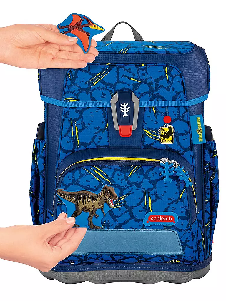 STEP BY STEP | Schultaschen Set 5tlg CLOUD schleich® Dinosaurs | blau