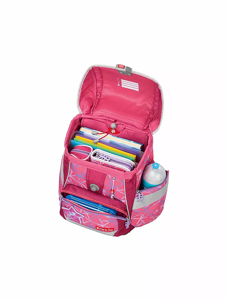 STEP BY STEP | Schultaschen Set 6tlg - 2in1 Plus Star Stella | pink