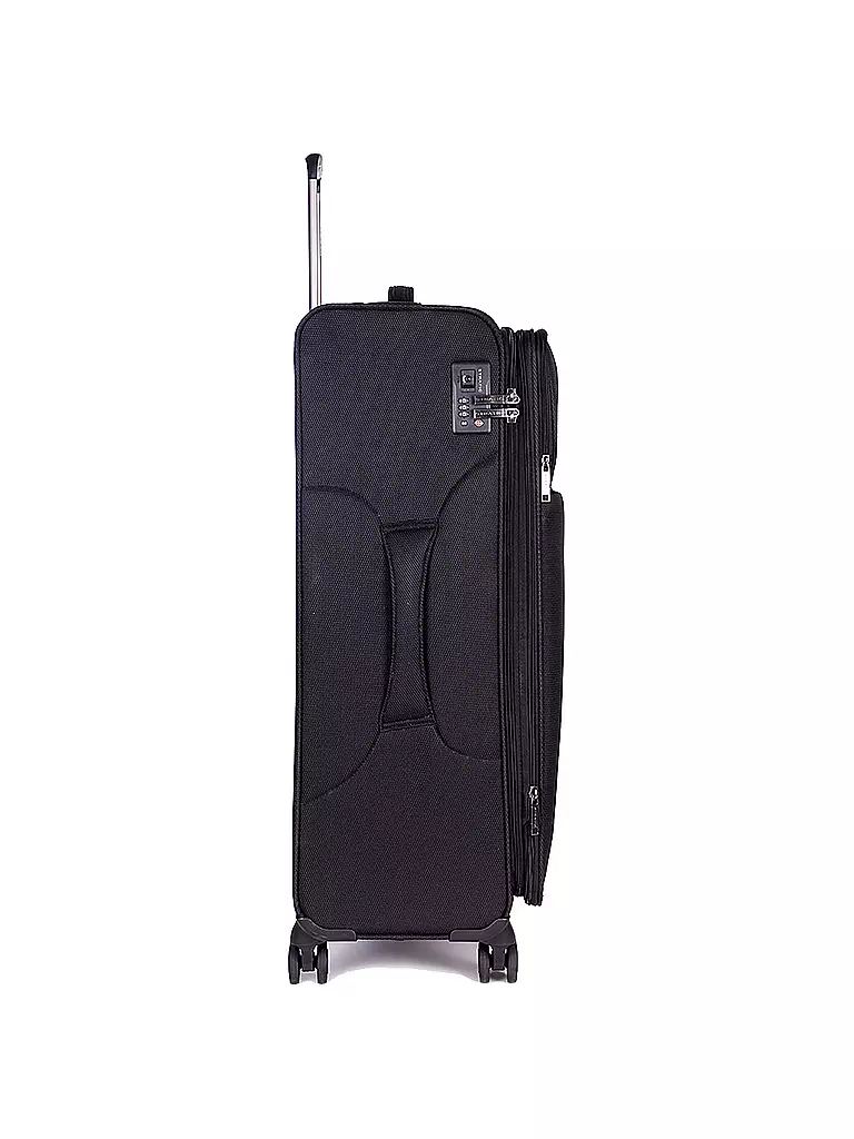 STRATIC | Trolley weich LIGHT L 75cm black | schwarz