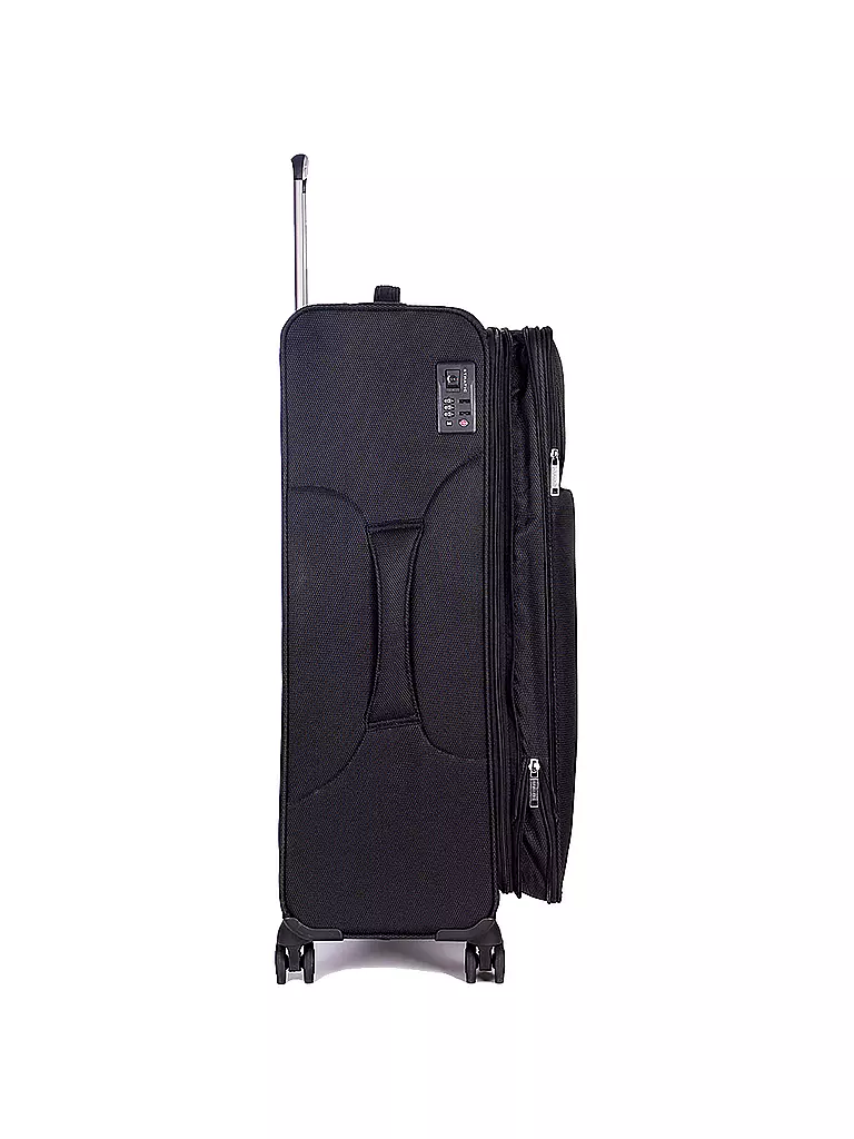 STRATIC | Trolley weich LIGHT L 75cm black | schwarz