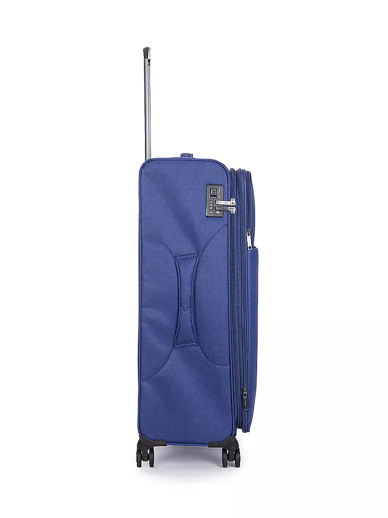 STRATIC | Trolley weich LIGHT Large 75cm dark blue | schwarz