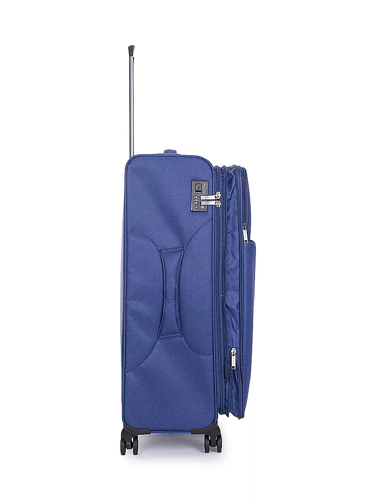 STRATIC | Trolley weich LIGHT Large 75cm dark blue | schwarz