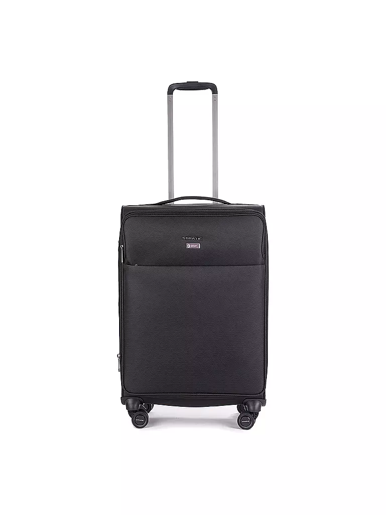 STRATIC | Trolley weich LIGHT M 65cm black | schwarz