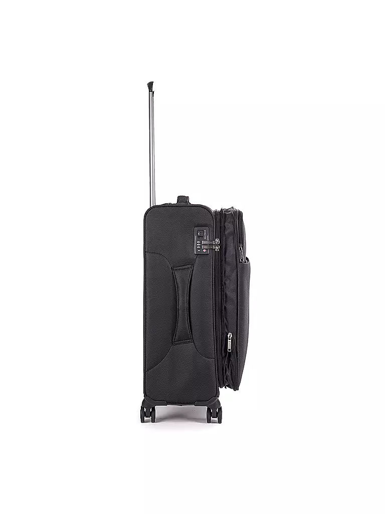 STRATIC | Trolley weich LIGHT M 65cm black | schwarz