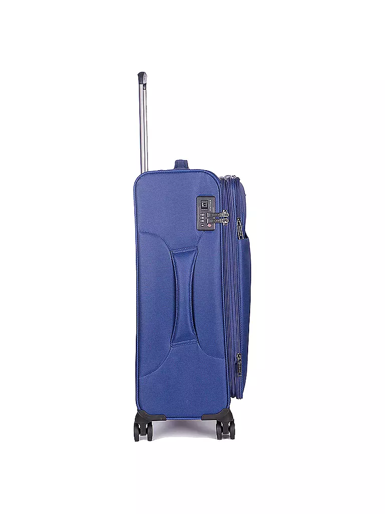 STRATIC | Trolley weich LIGHT Medium 65cm dark blue | schwarz