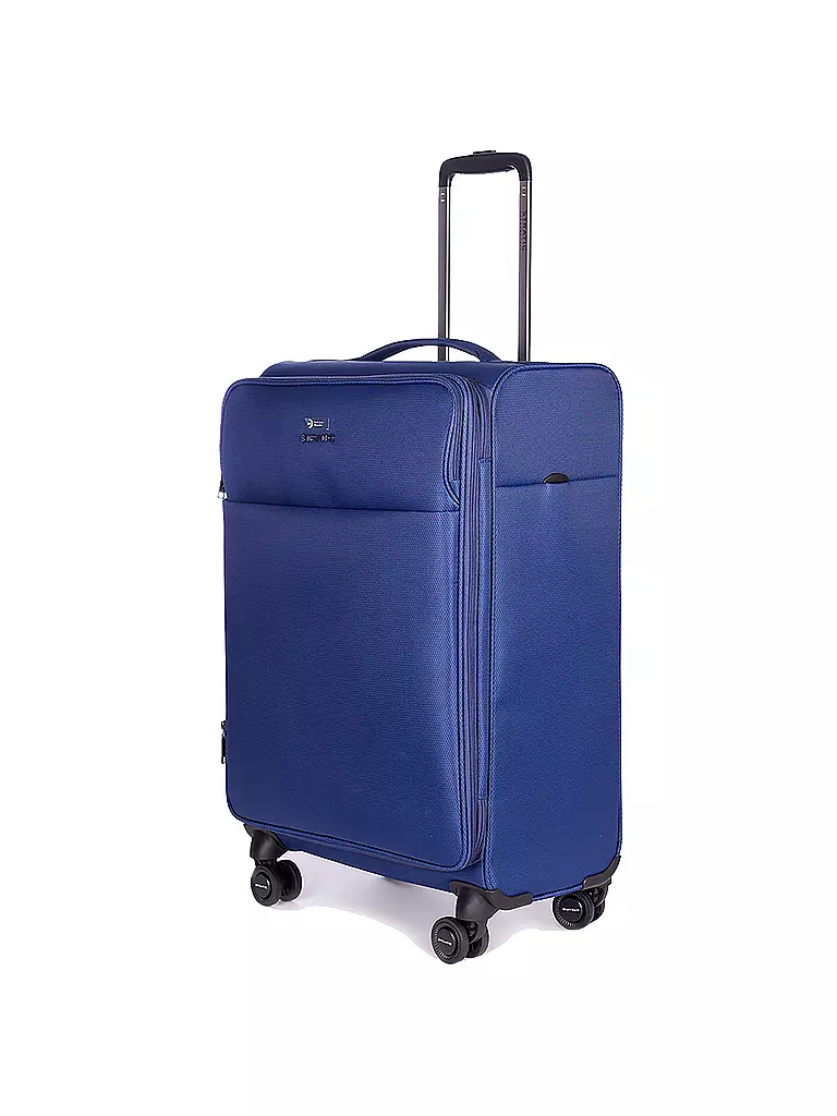 STRATIC | Trolley weich LIGHT Medium 65cm dark blue | schwarz