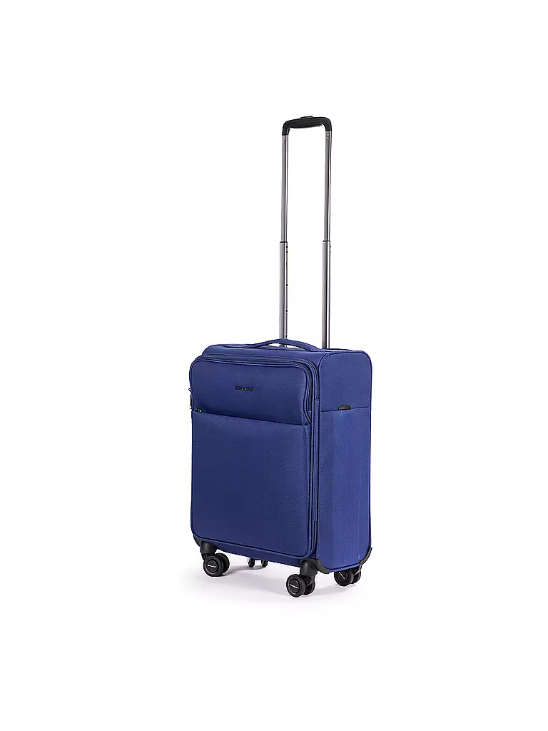 STRATIC | Trolley weich LIGHT Small 55cm dark blue  | dunkelblau