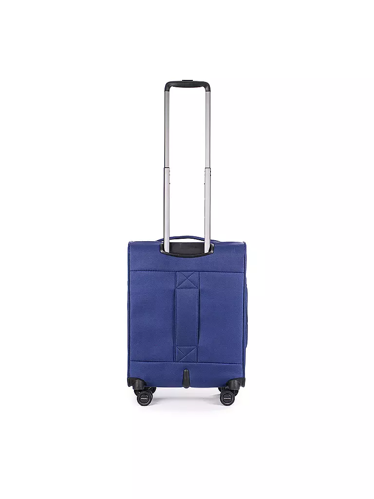 STRATIC | Trolley weich LIGHT Small 55cm dark blue | schwarz