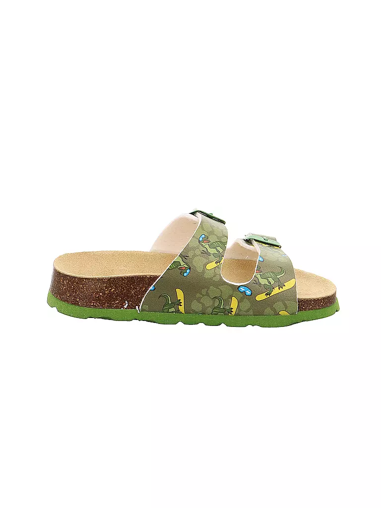 SUPERFIT | Jungen Hausschuhe - Pantoffel  | olive