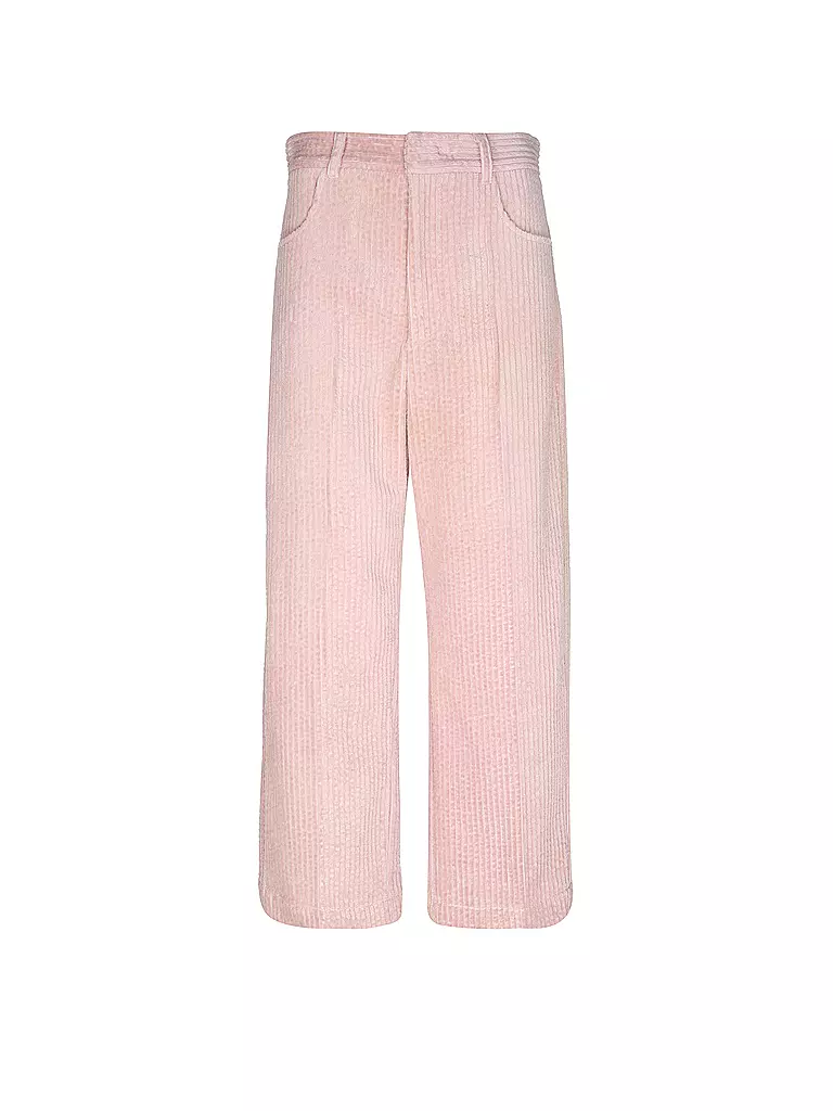 TELA | Cordhose Wide Leg VALLE | rosa