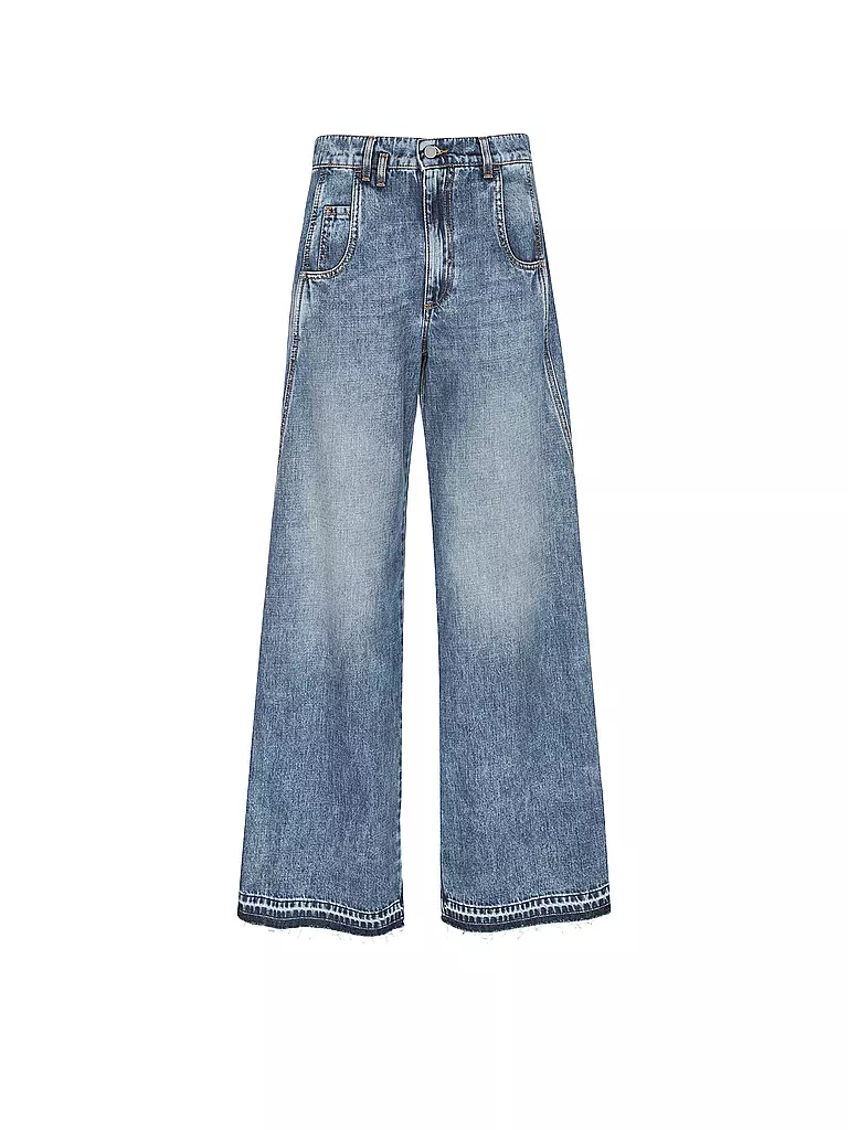 TELA | Jeans Wide Leg TABACCO | blau