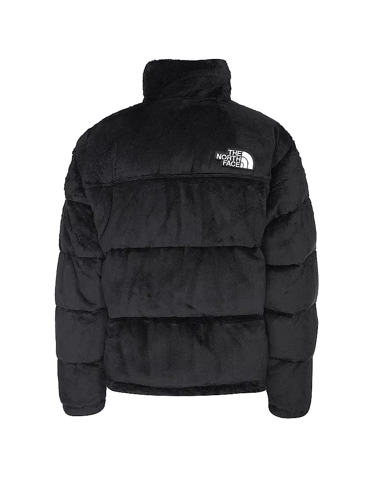 THE NORTH FACE | Daunensteppjacke in Felloptik NUPTSE | schwarz