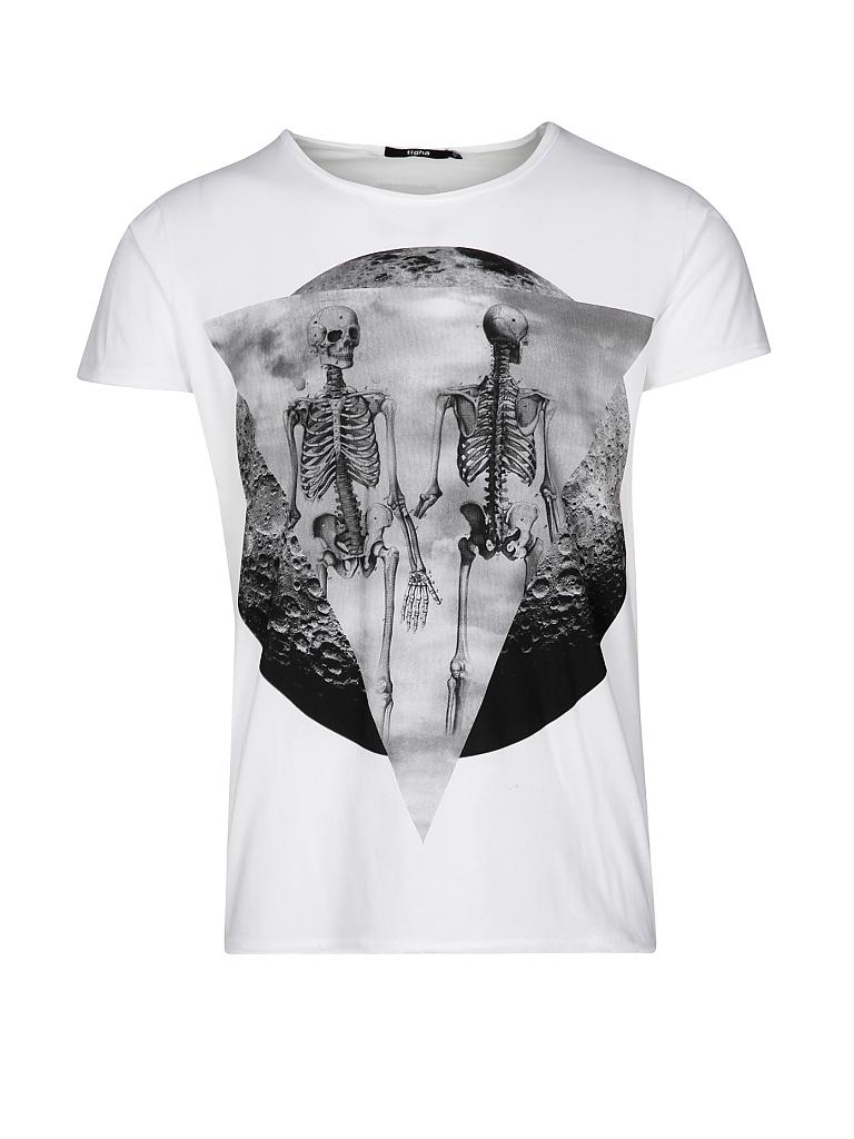 TIGHA | T-Shirt "Graphic MSN" | weiß