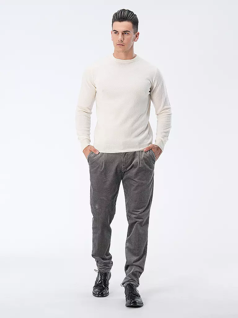 TOM RUSBORG | Kaschmir Pullover  | weiss