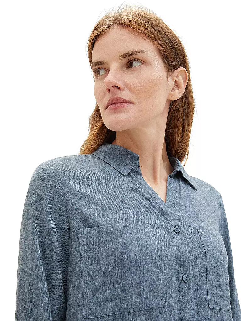 TOM TAILOR | Bluse  | blau