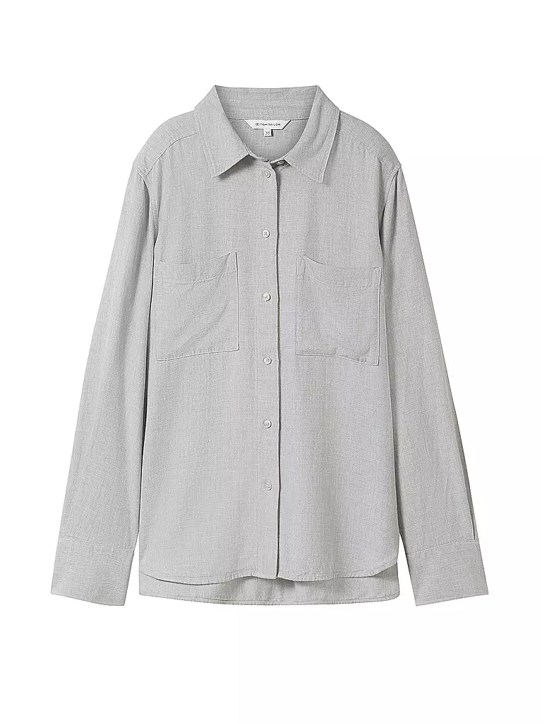 TOM TAILOR | Bluse | grau