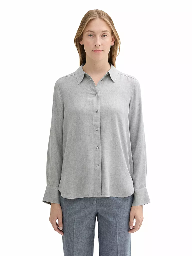 TOM TAILOR | Bluse | grau