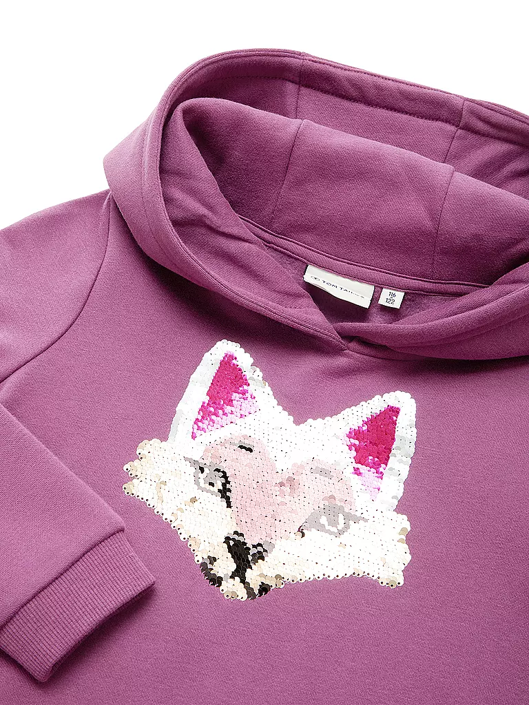 TOM TAILOR | Mädchen Kapuzensweater - Hoodie | lila