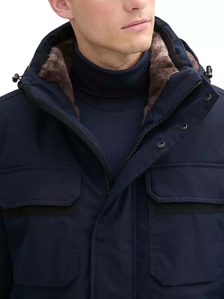 TOM TAILOR | Parka | schwarz