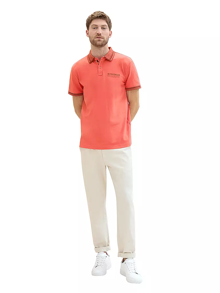 TOM TAILOR | Poloshirt  | rot