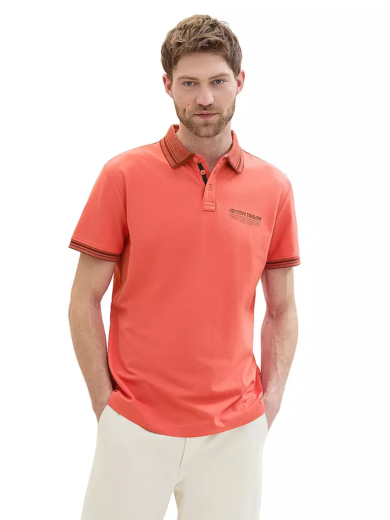 TOM TAILOR | Poloshirt  | rot