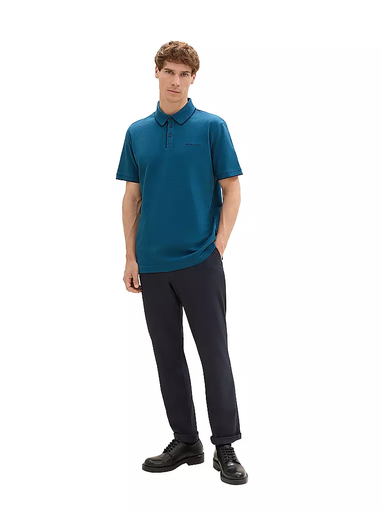 TOM TAILOR | Poloshirt Regular Fit | petrol