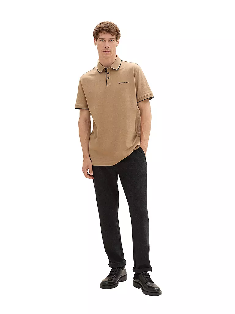 TOM TAILOR | Poloshirt Regular Fit | camel