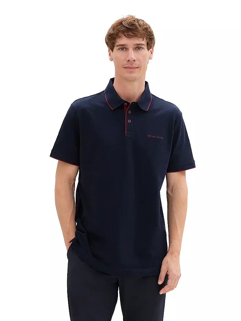 TOM TAILOR | Poloshirt Regular Fit | dunkelblau