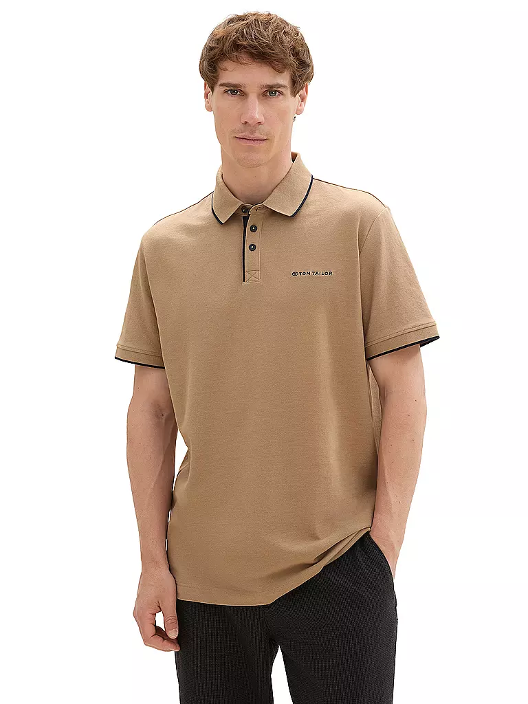 TOM TAILOR | Poloshirt Regular Fit | camel