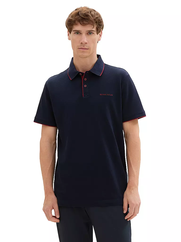 TOM TAILOR | Poloshirt Regular Fit | dunkelblau