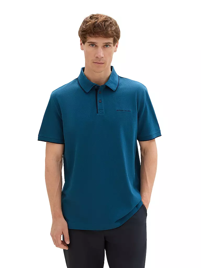 TOM TAILOR | Poloshirt Regular Fit | dunkelblau