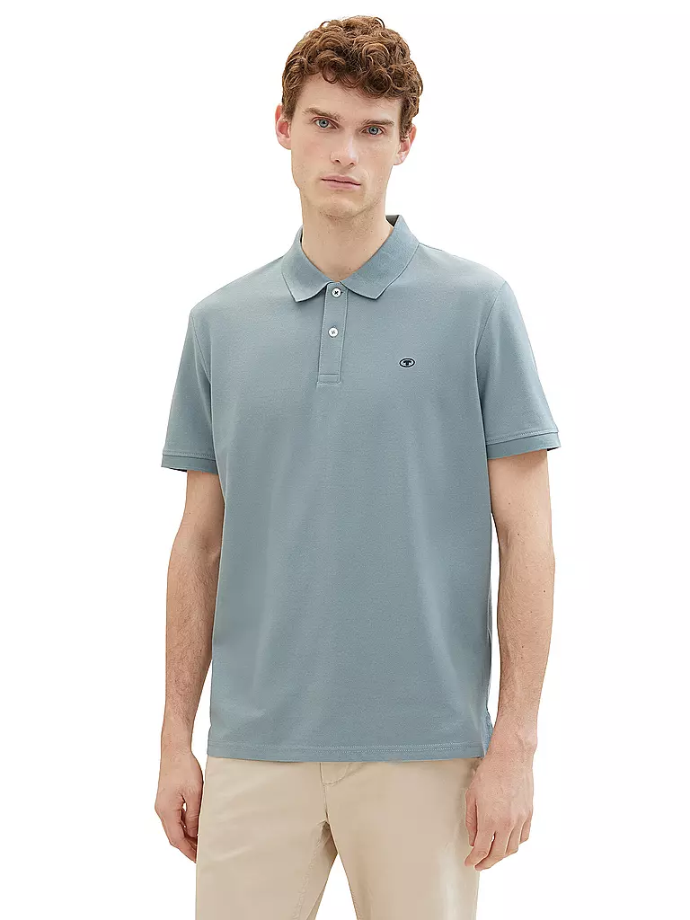 TOM TAILOR | Poloshirt | grau