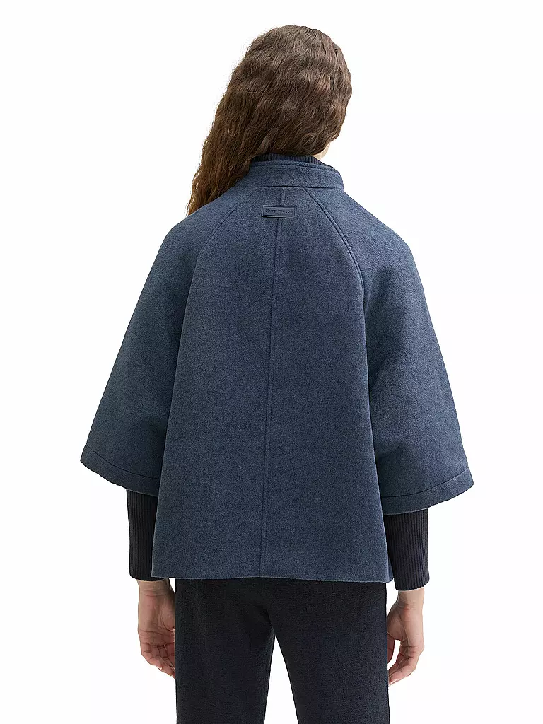 TOM TAILOR | Poncho - Cape | blau