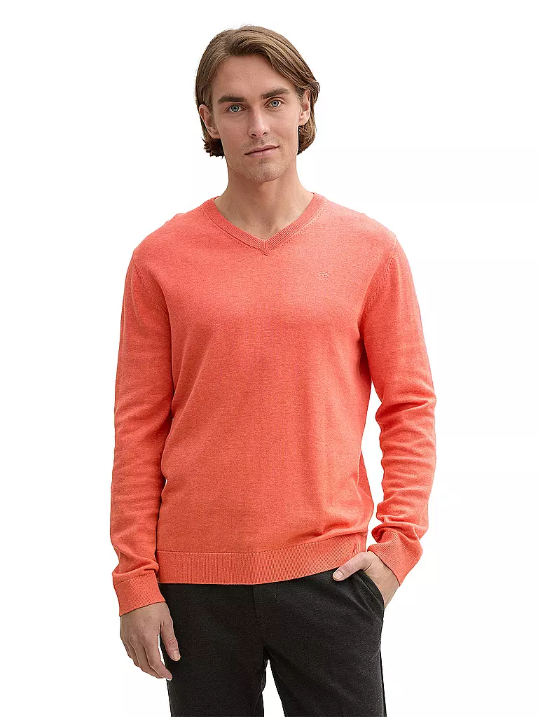 TOM TAILOR | Pullover  | rot