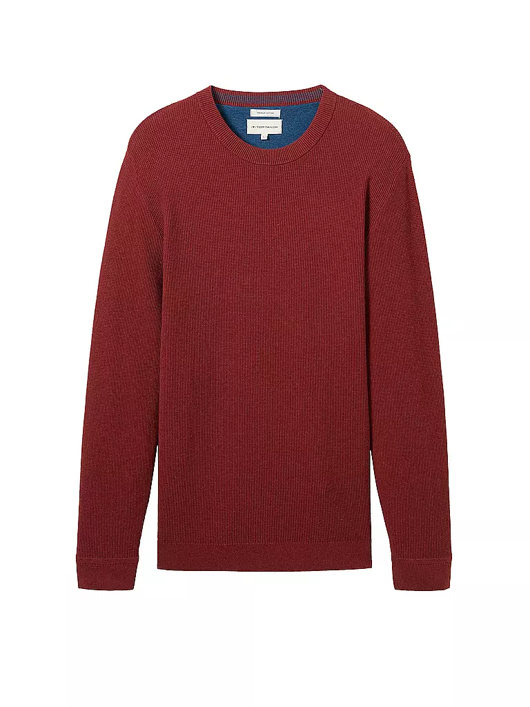 TOM TAILOR | Pullover | rot