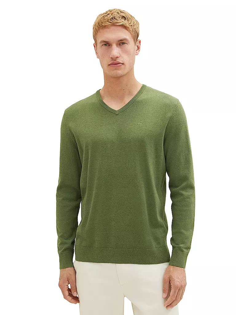 TOM TAILOR | Pullover | dunkelrot