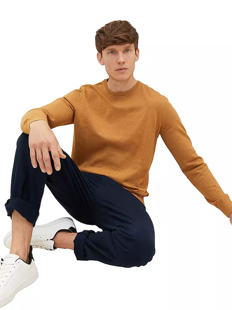 TOM TAILOR | Pullover | dunkelrot