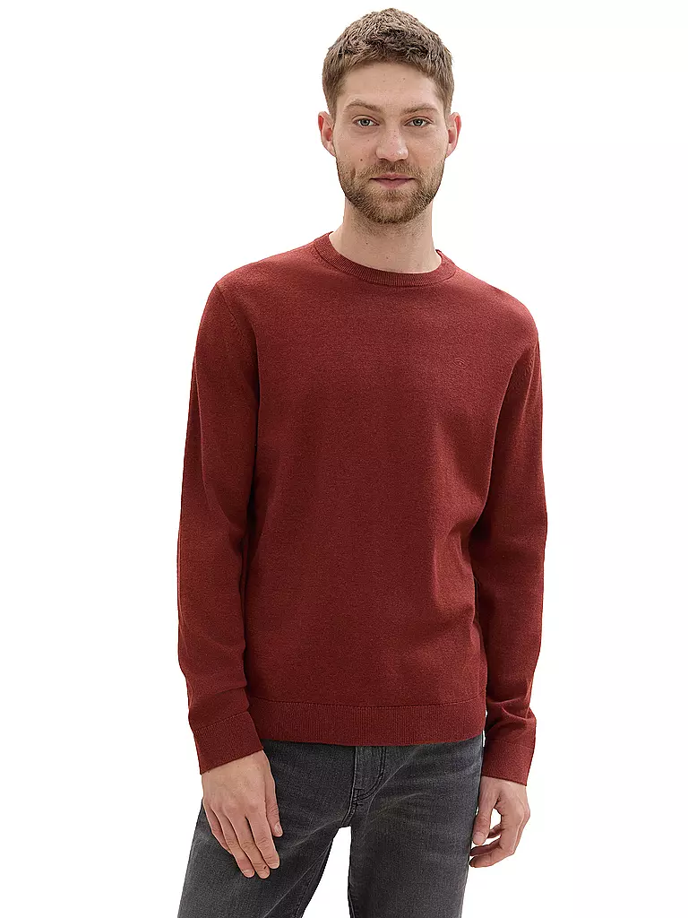 TOM TAILOR | Pullover | rot