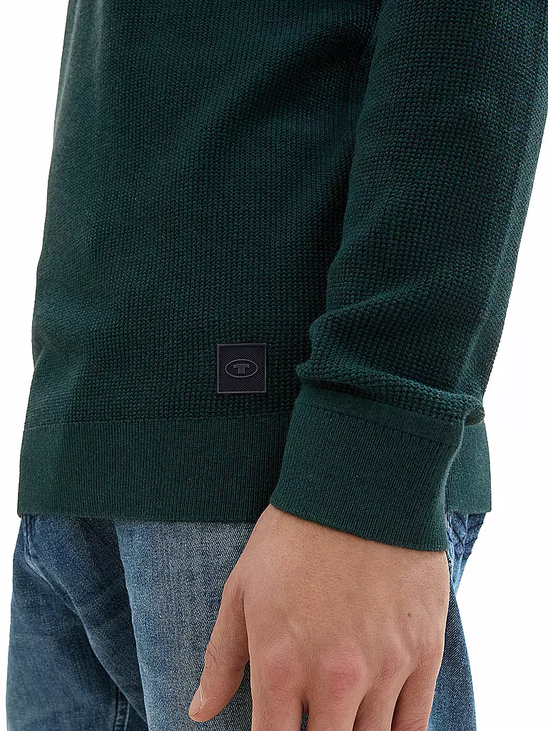 TOM TAILOR | Pullover | dunkelgrün