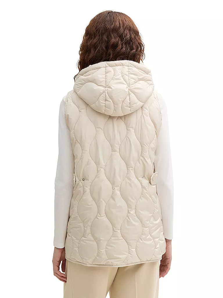 TOM TAILOR | Steppgilet  | beige