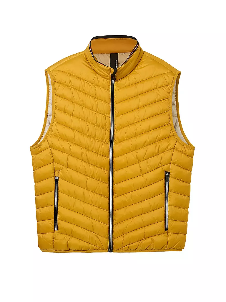 TOM TAILOR | Steppgilet | gelb