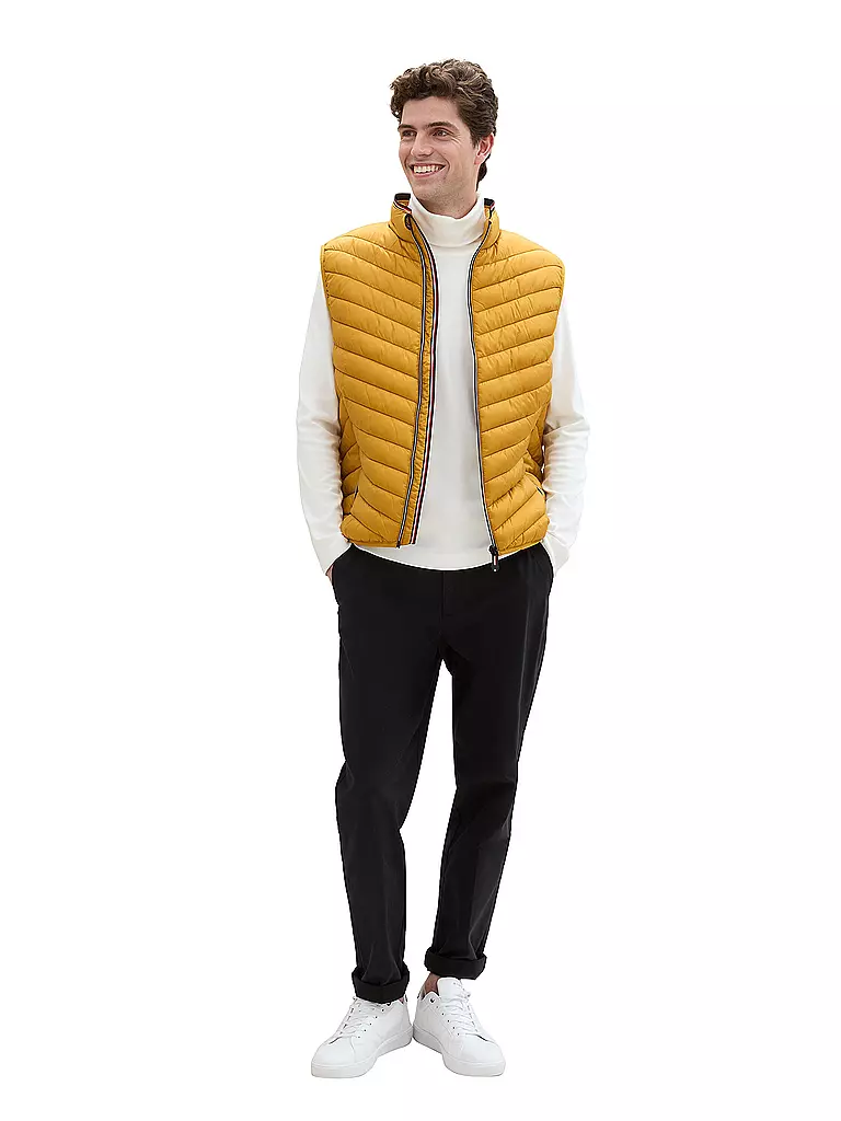 TOM TAILOR | Steppgilet | gelb